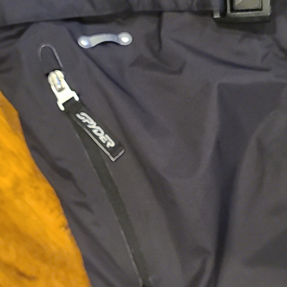 Spyder Thinsulate Black Snowboard Ski Pants size 8 - Picture 4 of 8